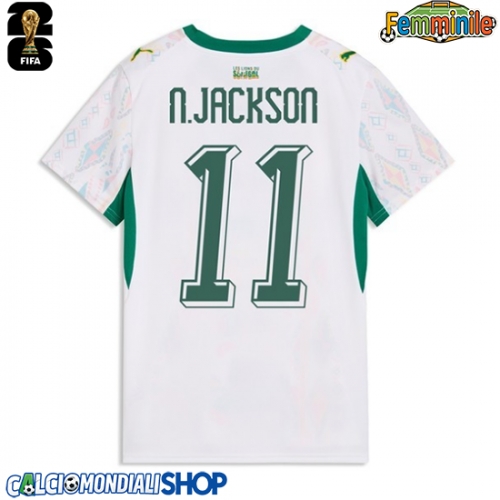 Maglie da calcio Senegal Nicolas Jackson #11 Prima Maglia Femminile Mondiali 2026  Manica Corta